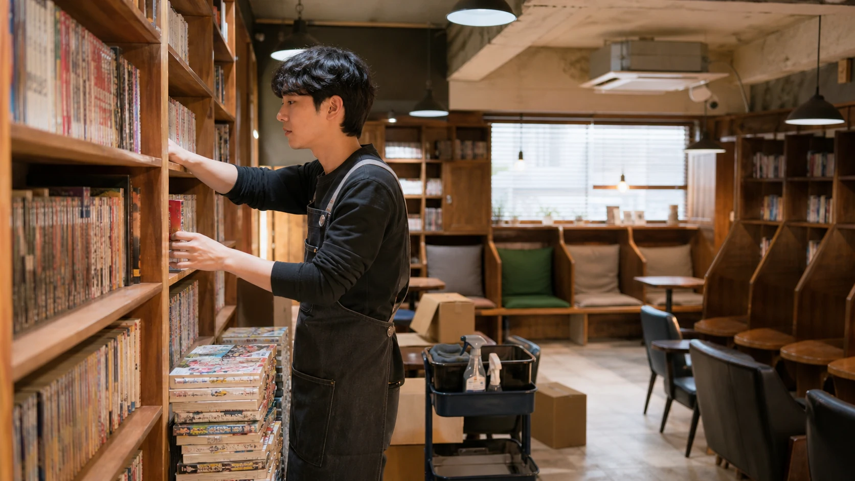 만화 카페 개인 창업 대표 이미지